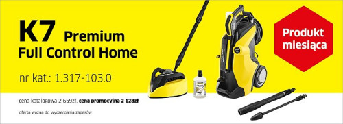 Urządzenie Premium klasy K 7 to najmocniejsza i najbardziej wydajna maszyna do zastosowań konsumenckich