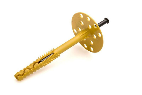 Rodzaj łącznika zależy od podłoża, do którego przymocowano styropian