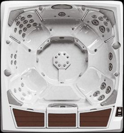 Nowy model Kingston™, z miejscem dla sześciu osób, powstał na bazie znanych i lubianych rozwiązań minibasenów Sundance