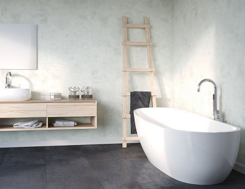  System ścienny KERRADECO pozwala na wprowadzenie do wnętrza różnych wzorów, faktur i kolorów