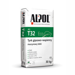 Tynk gipsowo-wapienny maszynowy lekki AG T32 o podwyższonej twardości