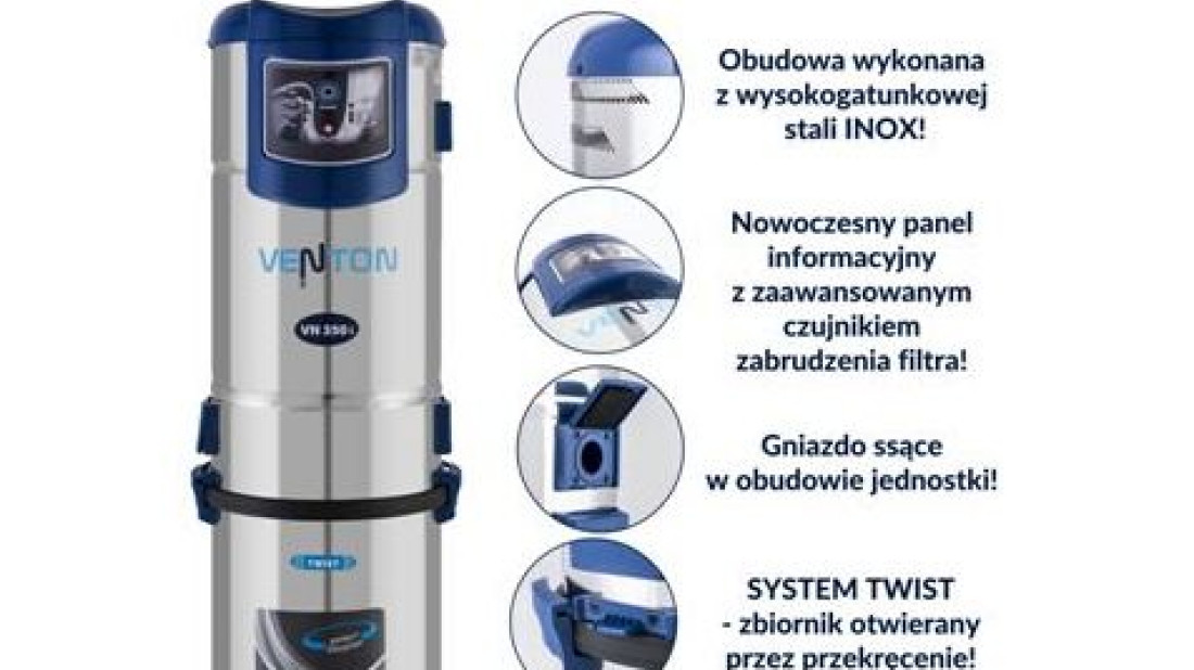 Comfort System: Nowa odsłona odkurzaczy centralnych Venton!