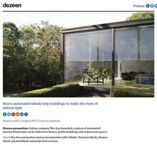 Dezeen jest w tej chwili najpopularniejszym i najbardziej wpływowym magazynem architektonicznym i projektowym na świecie