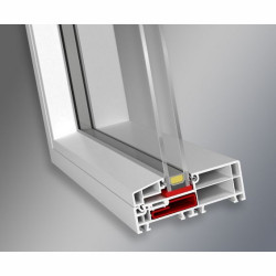 Nord-Line - okna otwierane na zewnątrz, tzw. "okna skandynawskie" 