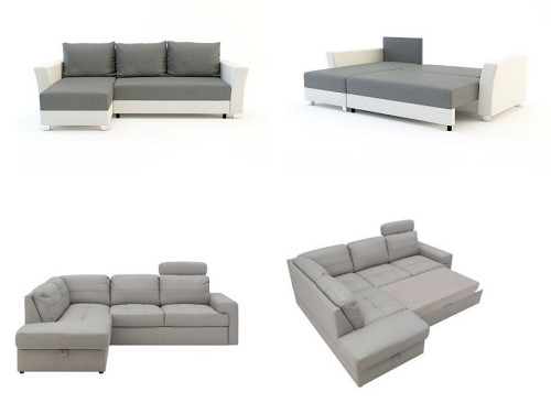 W małej przestrzeni, która nierzadko spełnia rolę salonu i sypialni, rozkładany narożnik będzie idealny na czas codziennego relaksu i po rozłożeniu