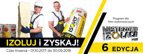 W październiku br. rozpoczęła się 6. już edycja programu "Mistrzowie Izolacji"