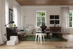 Pomieszczenia urządzone w delikatnych tonacjach bieli dają ogromne pole do popisu fanom dekoracji