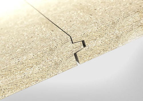 Łącząc płyty za pomocą pióro - wpust eliminuje się liniowe mostki termiczne i zwiększa izolacyjność cieplną