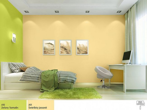 Obecnie bardzo popularne są wszelkie odcienie kolorów pastelowych