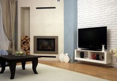 Biała cegła - uniwersalana baza aranżacji wnętrz