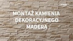 Montaż kamienia dekoracyjnego Madera Stegu