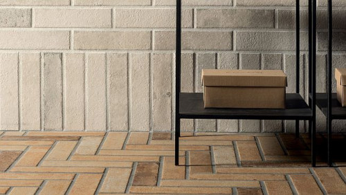 Płytki z kolekcji BrickLane do złudzenia przypominają prostokątne cegiełki