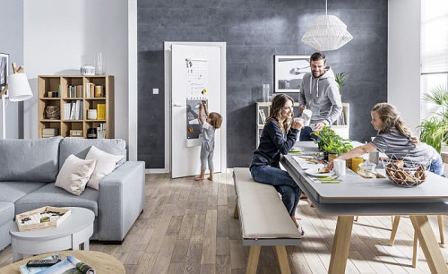 System ścienny KERRADECO ma w sobie wszystkie cechy idealnego materiału wykończeniowego