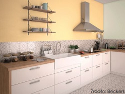 Dzięki specjalistycznym farbom odpornym na wnikanie zabrudzeń, nie trzeba się martwić o osiadający na ścianach podczas gotowania tłuszcz