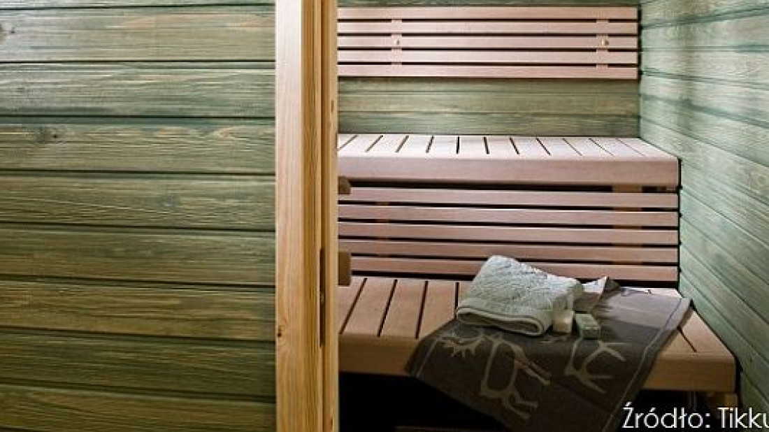 Piękna i zadbana sauna z Tikkurila