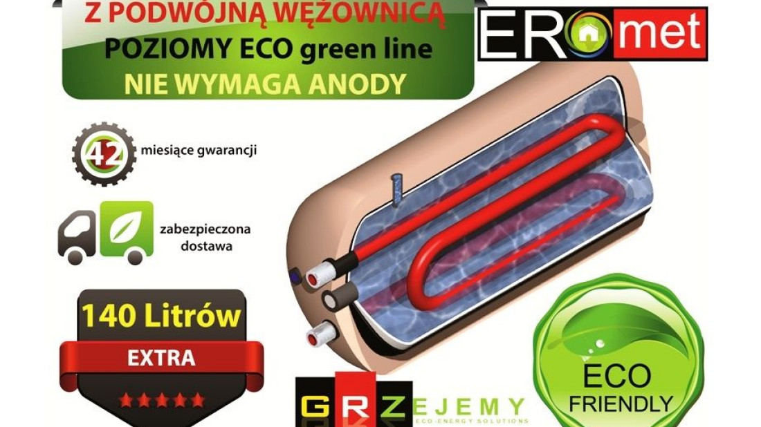 Wymiennik 2x wężownica 250 od Ermet