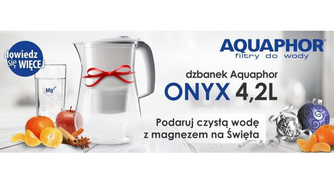 Dzbanek Aquaphor - podaruj czystą wodę na Święta