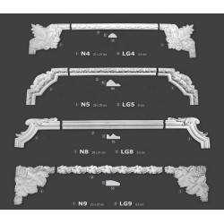 Listwy z narożnikami
