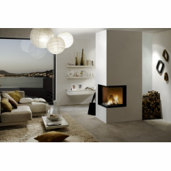 Wkład kominkowy Eck-Kamin 57/52/52 - szyba uchylna