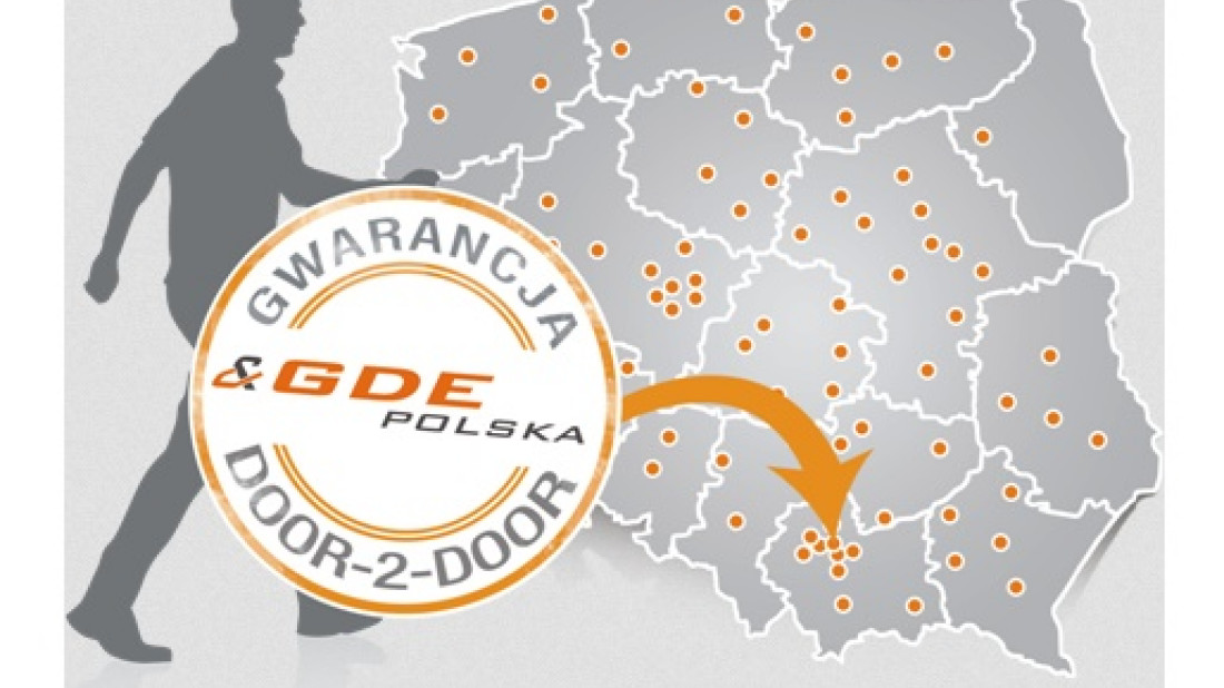 Produkty GDE Polska z gwarancją DOOR-2-DOOR