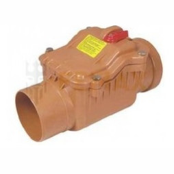 Zasuwa kanalizacyjna burzowa D=160 (klapa zwrotna stalowa) (L310mm) CAPRICORN 9-5000-160-00-03-11