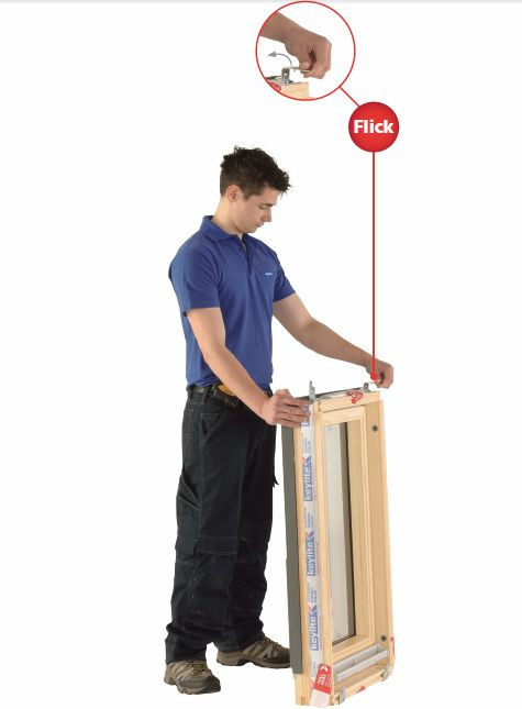 Wyjmij okno dachowe z kartonu