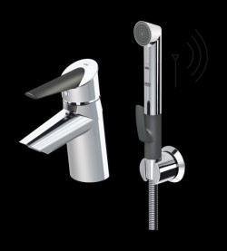 Rączka Bidetta marki Oras dostępna jest ze specjalnie skonstruowanymi bateriami jednouchwytowymi lub elektronicznymi