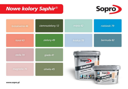 Nowe kolory Saphir