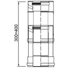 Rura teleskopowa 0,3-0,4 m (80/125)