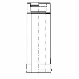 Rura dwuścienna 1,0 m (80/125)