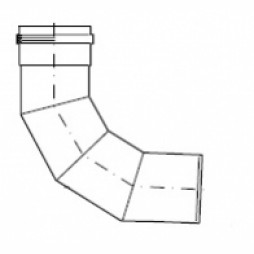 Kolano 90° spalinowe (Ø 80)