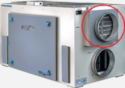 Zadaniem nagrzewnicy wtórnej jest pokrycie strat wentylacyjnych