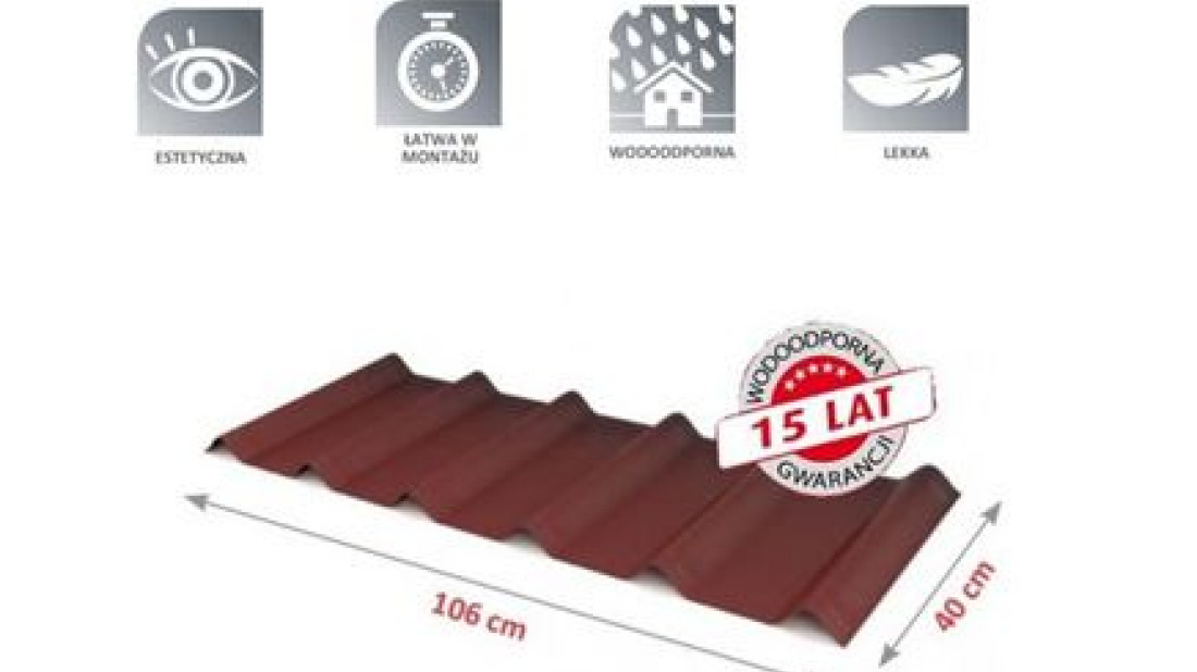 Płyta ONDUVILLA  - estetyczne i unikalne rozwiązanie dla dachu
