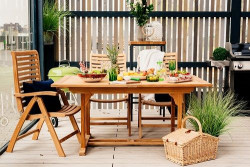 Meble ogrodowe mają za zadanie stworzyć na naszym tarasie wyjątkową atmosferę relaksu