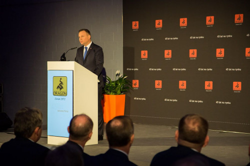 W swoim przemówieniu Prezydent RP Andrzej Duda zwrócił uwagę na znaczenie tak ogromnej inwestycji