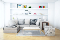 Biel stanowi idealną bazę dla każdej aranżacji