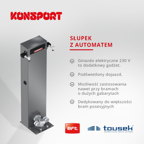 Wychodząc naprzeciw oczekiwaniom naszych Klientów, poszerzyliśmy ofertę o słupek z automatem