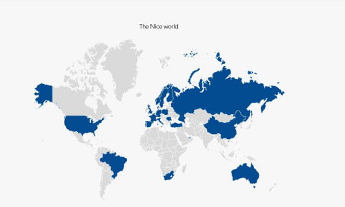 Oddziały Nice zlokalizowane są w 20 krajach na całym świecie