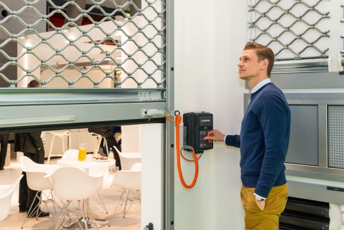 Na stoisku firmy Krispol pojawił się ambasador firmy - Łukasz Piszczek