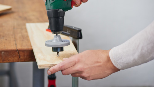 Wywiercanie otworów na butelki