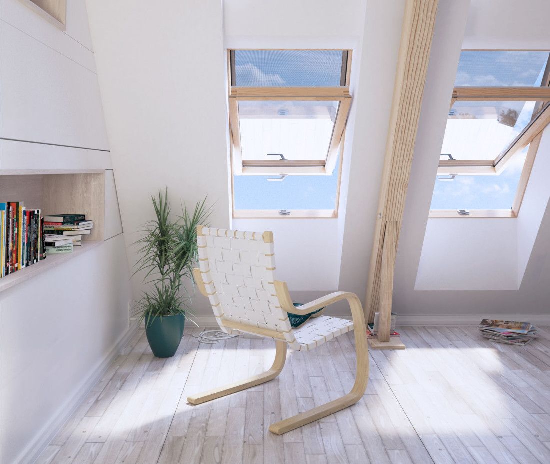Jak doświetlić wnętrze domu? Zalety okien dachowych