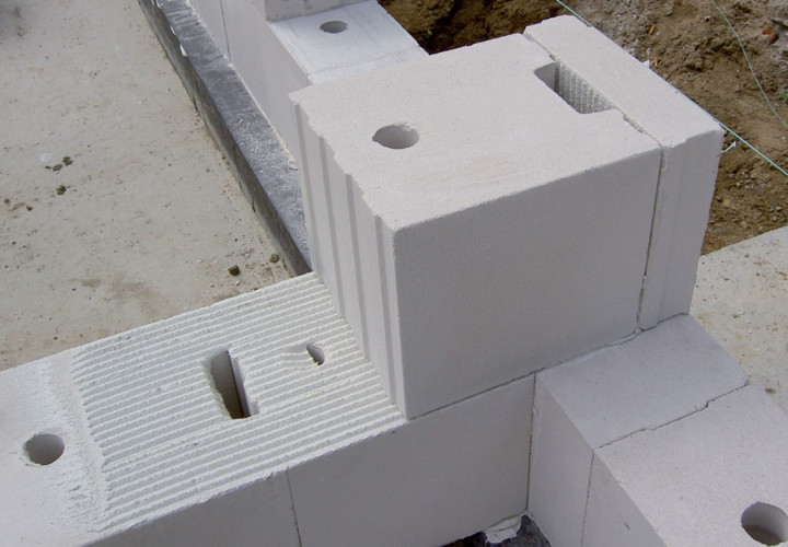 Ściana wybudowana z siliikatów