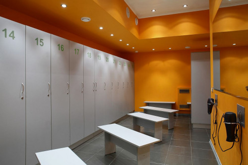 Laminat Duropal HPL Compact w szatni