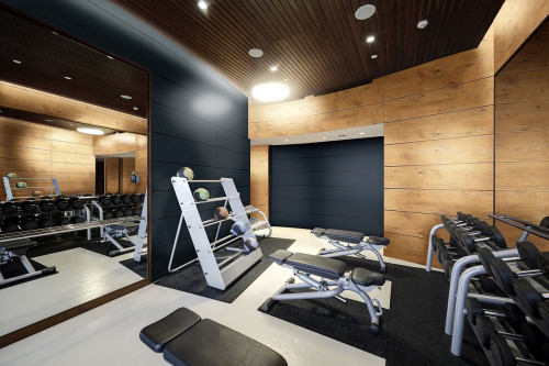 Laminat Duropal HPL Compact w siłowni