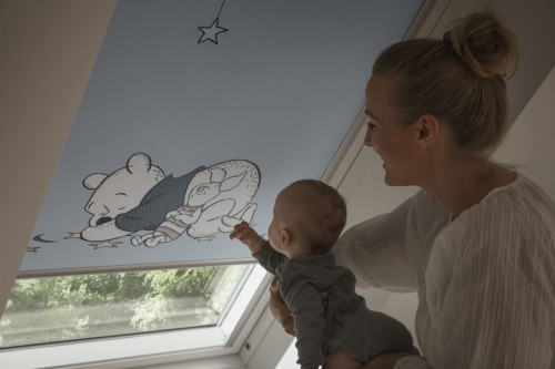 Roleta z wzorem z bajki "Kubuś Puchatek"