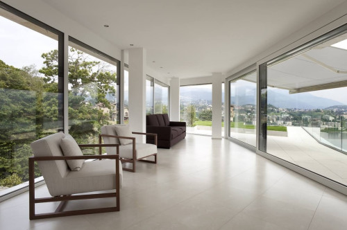 Przeszklenia w pokoju dziennym