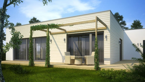 Siding winylowy beige