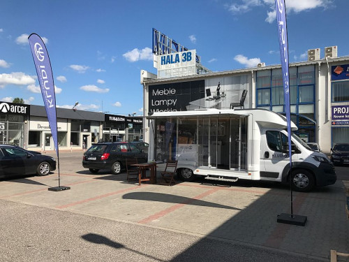 Bus szkoleniowy KLUDI na targach branżowych