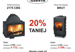 Majowa promocja na kominki Dovre