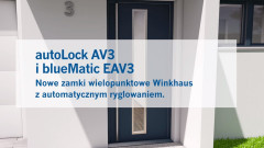 Drzwi wejściowe z nową zasuwnicą firmy Winkhaus AV3